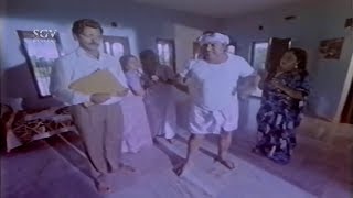 Doddanna Fight and Challenge to Jaggesh Father Bank Janardhan | Best Scene of Bombat Huduga Movie