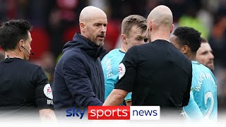 Erik ten Hag criticises 'inconsistent' refereeing after Man United's goalless draw with Southampton