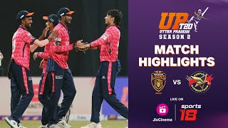 Gorakhpur Lions vs Kanpur Superstars | UPT20 Highlights | JioCinema \u0026 Sports18