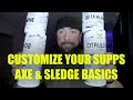 Axe & Sledge Basics | How SETH FEROCE Customizes His Supplement Stack!