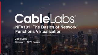 NFV 101 Chapter 1: NFV Basics