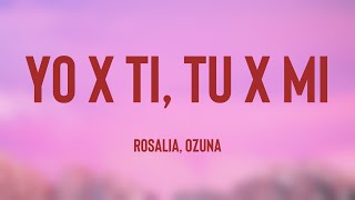 Yo x Ti, Tu x Mi - Rosalia, Ozuna (Lyrics Version) 💗