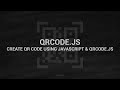 How to Generator QRCode using JavaScript & qrcode.js | HTML, CSS & JavaScript | CodeX 👨‍💻