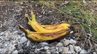 Közde Çikolatalı Muz Nasıl Yapılır ? (How to Make Banana Chocolate Banana?) Bushcraft