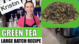 How to Brew a Large Batch of Green Tea Jasmine for a bubble tea shop