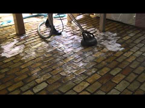 Renovating an old brick floor Renovating an old brick floor