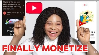 FINALLY MONETIZE AS A SMALL YOUTUBE IN NIGERIA