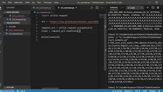 17 - Reading data from a url