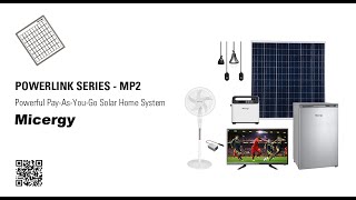 Micergy MP2 Pay As You Go Solar Home System