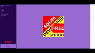 HOW TO CREATE DATABASE TABLE USING SQLITE DEVELOPER STUDIO