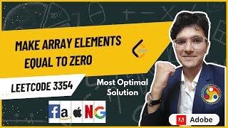 Make Array Elements Equal to Zero | LeetCode 3354 | Brute & Optimal Approach