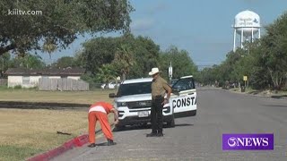 Kleberg County Jail Inmates help paint school crosswalks