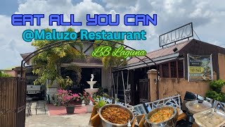 Eat all you can @Maluzo Restaurant Los Baños, Laguna #laguna #resto #eatallyoucan