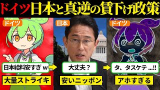 【実話】ドイツ「ストでインフラ止めないで！」給料を上げ過ぎて国が崩壊...物価高＆賃上げの悪循環で日本とは真逆のドイツ政府による賃下げ政策とは【ずんだもん＆ゆっくり解説】