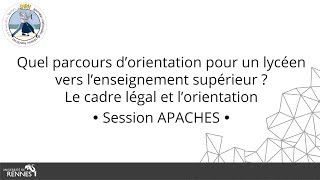 Session APACHES JNRH 2018