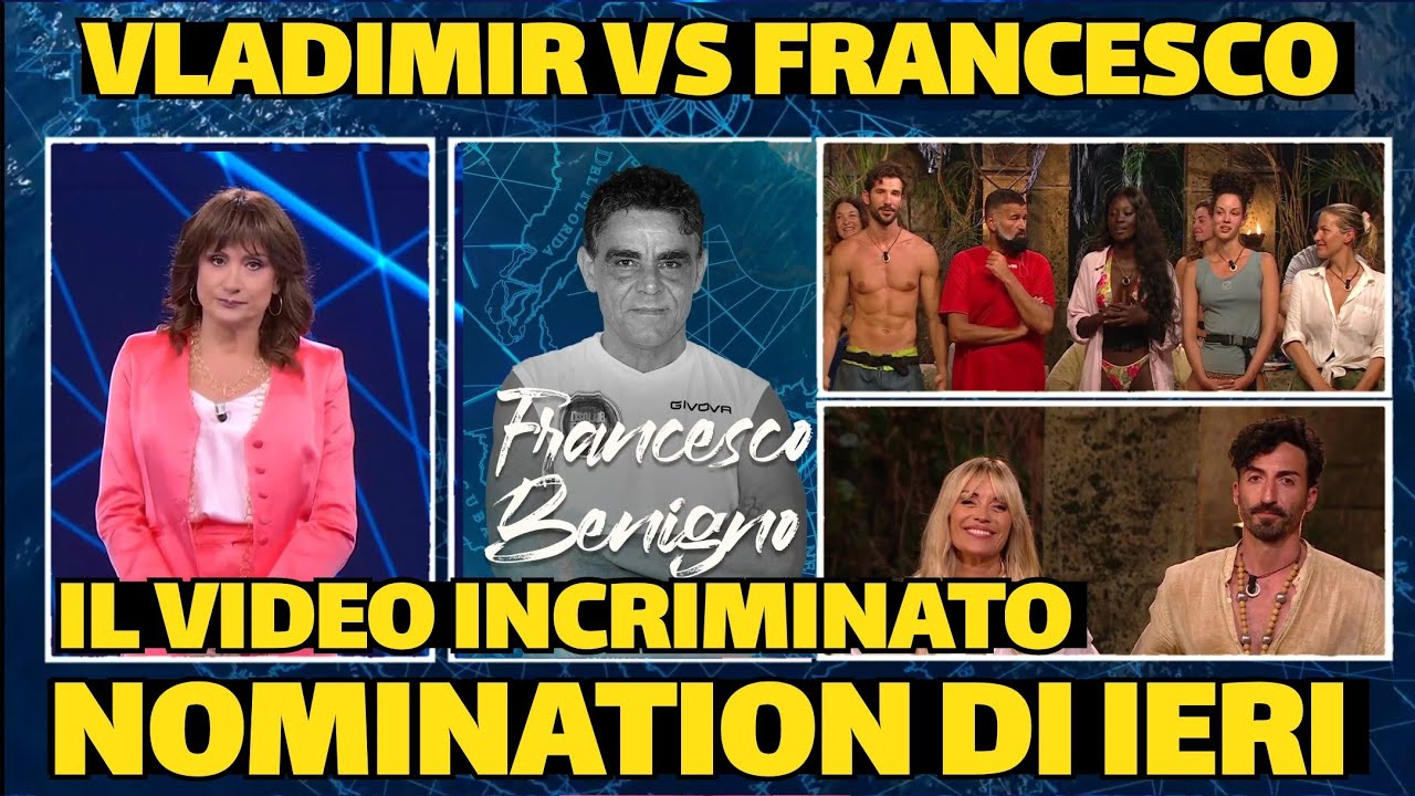 Isola Dei Famosi 2024 | Vladimir Vs Benigno | Il Video Censurato ...