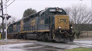 Restored rail spur! CSX switches new railroad customer - Taunton, MA - 12/28/2023