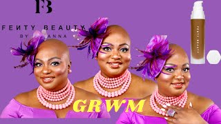 GRWM | Fenty Beauty Soft Lit Hydrating Foundation 2 Day Weartest
