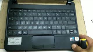 How to disassemble notebook Hp mini  110 3004TU