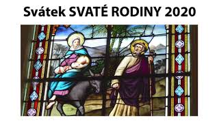 Svátek Svaté Rodiny 2020