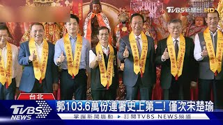 揭曉! 郭台銘連署數公布 共計103.6萬｜TVBS新聞 @TVBSNEWS01