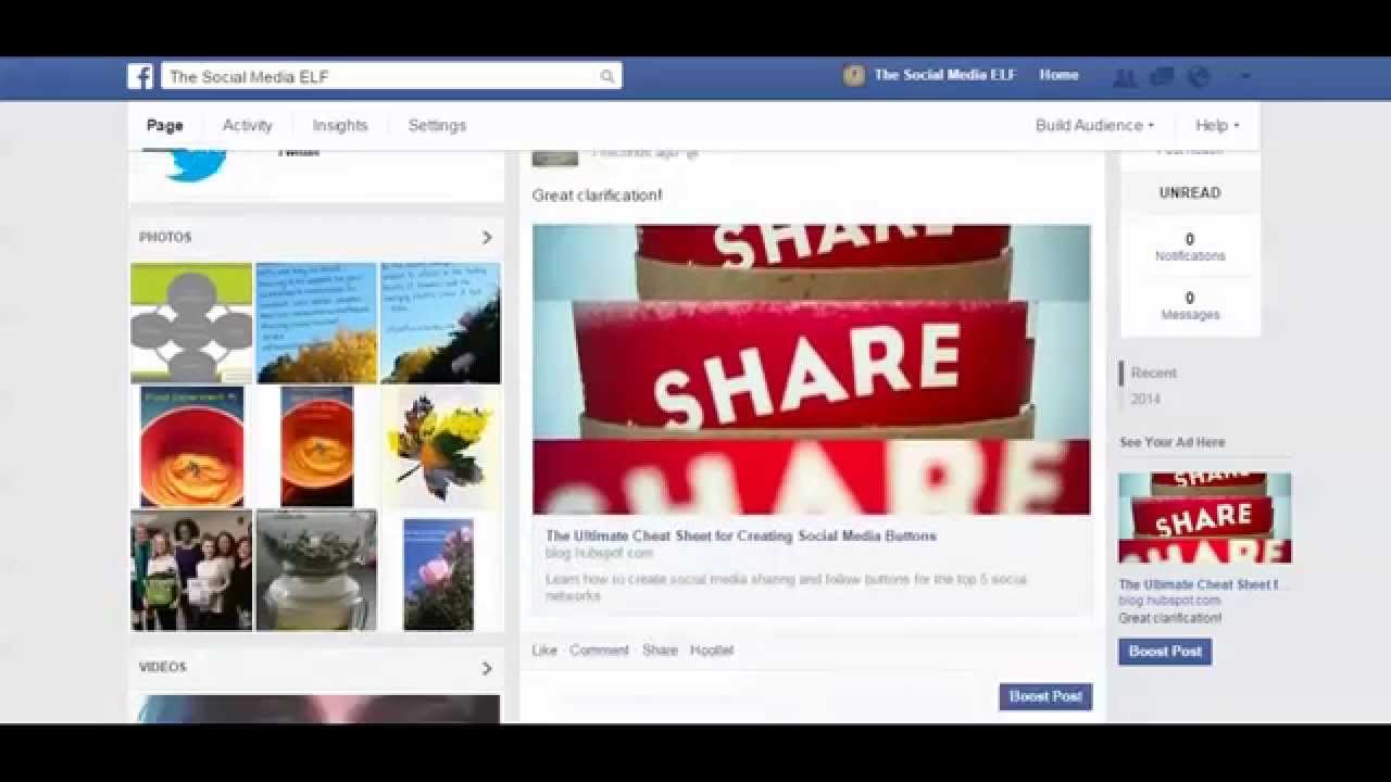 Just Social Media Tips Ep 6 How To Pin A Featured Facebook Page Post