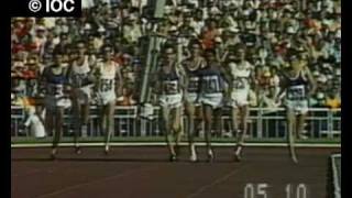 Sebastian Coe wins 1500m Gold - Moscow 1980 Olympics