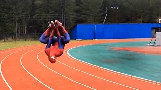 Spider-Man in Real Life | Flips, Kicks, Breakdance