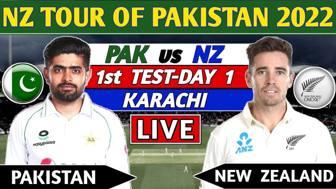 PAKISTAN Vs NEW ZEALAND 1st TEST MATCH LIVE SCORES & COMMENTARY | PAK ...