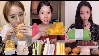 ASMR   千层蛋糕，酱多多 |  Melaleuca cake, a lot of sauce  | 멜라루카 케이크, 듬뿍 소스 |メラルーカケーキ、たっぷりソース| EATING SOUND