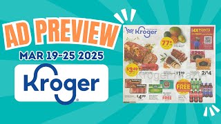 Kroger Weekly Ad Sneak Peek (Mar 19-25, 2025)! Must-See Deals & Savings #krogeradpreview