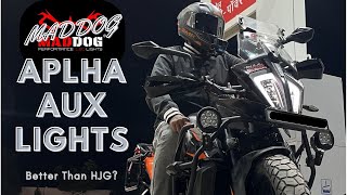 Maddog Alpha Aux Lights Review: KTM Adventure 390 Night Ride Test! 🌟