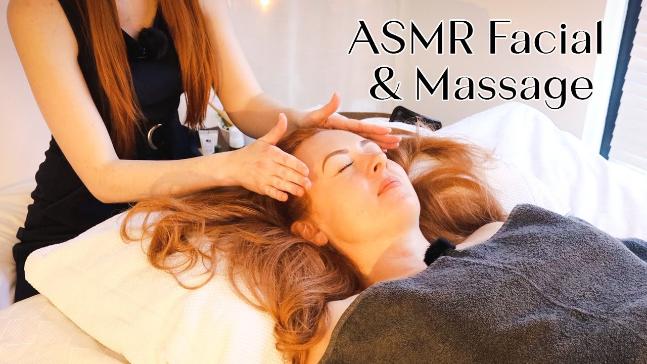 Extremely Relaxing Asmr Facial рџњџ Head Massage Rollers W