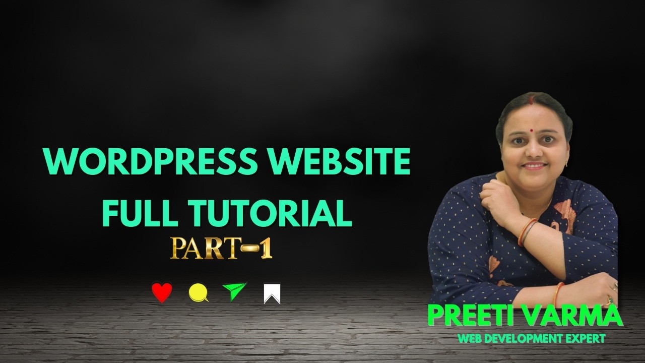 Wordpress Website Full Tutorial Youtube