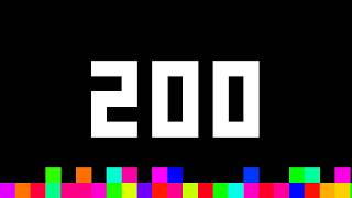 200 Seconds Timer ‐ Flowing Pixels