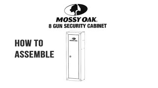 Mossy Oak 8 Gun Security Cabinet Assembly Tutorial | Gear Drop