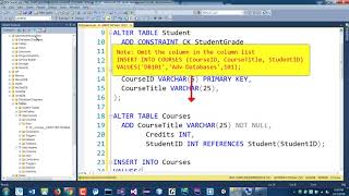 Advanced Databases - DEFAULT Constraint (SQL)