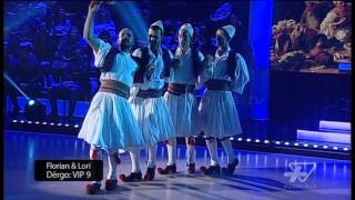 Flori \u0026 Grupi i djemve - Valle devolliçe - Nata e nëntë  - DWTS6 - Show - Vizion Plus