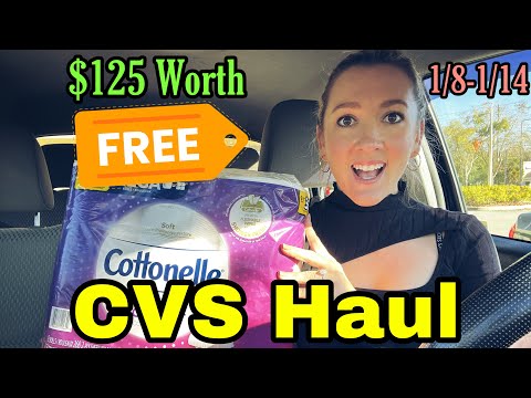 Cvs Haul 125 Worth For Free 1 8 14 23 Easy Coupon Deals