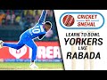 How to bowl a Perfect Yorker | Bowling TIPS | Cricket with Snehal