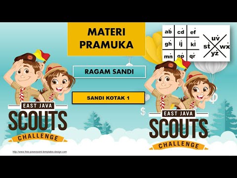 MATERI PRAMUKA || RAGAM SANDI || SANDI KOTAK RANGKAP 1 || SANDI KOTAK 1 ...