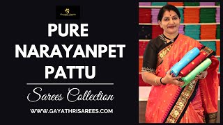 New Latest Narayanpet Pattu Sarees Collection | Gayathri Reddy |