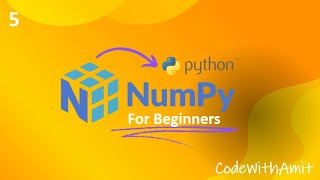 Arithmetic Operations in Python NumPy | Part 5 | Complete Python NumPy for beginners | PythonLibrary