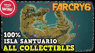 Far Cry 6 Isla Santuario All Collectibles (Weapons - Gear - USB - Roosters - Criptograma  - Idols)