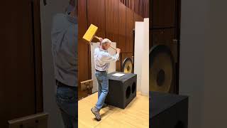 Brian Del Signore on the Mahler box and hammer