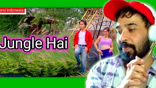 Indian React On Jungle Hai Aadhi Raat Hai | music vidio cover by Ria prakash | parodi india