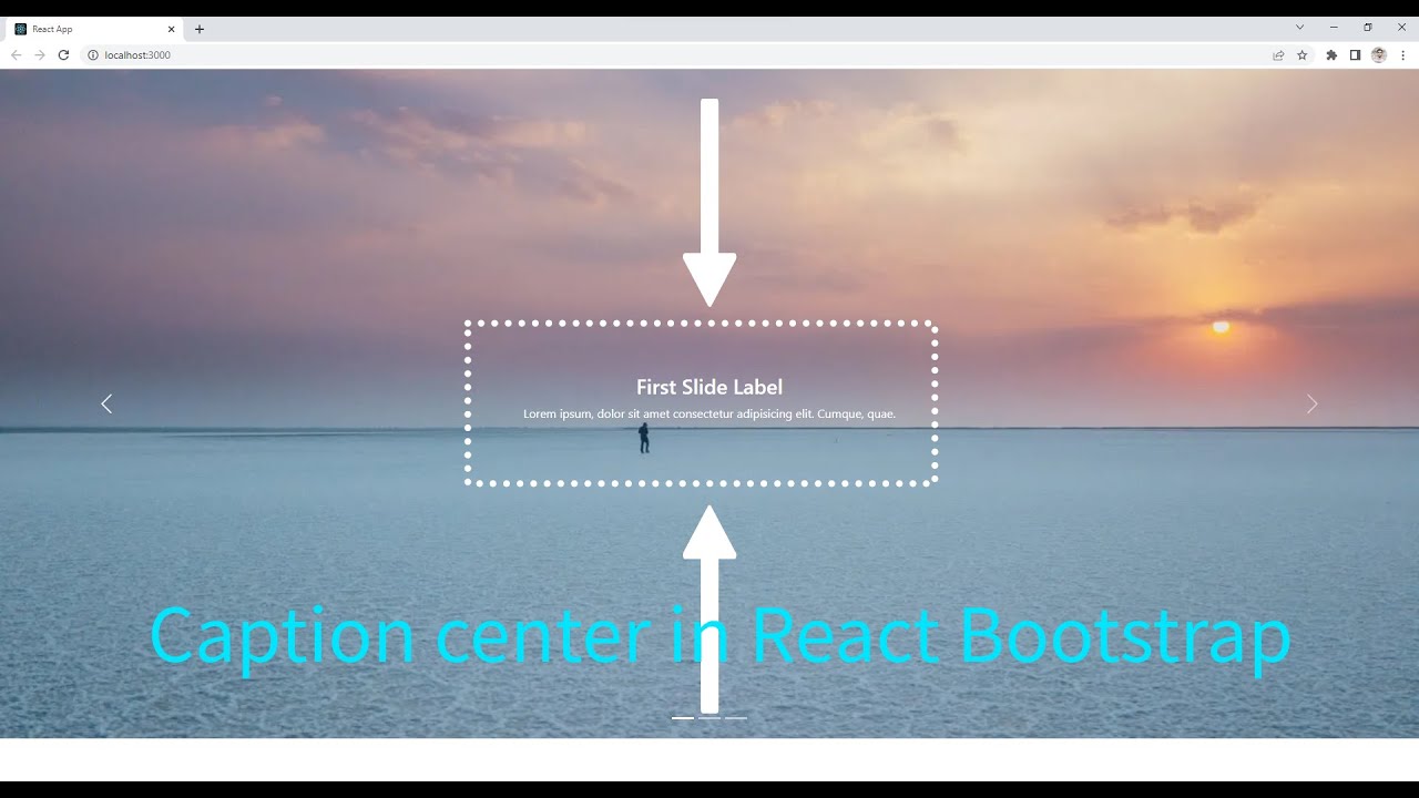 Bootstrap Carousel Vertical Align