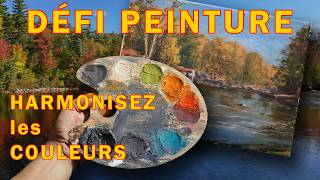 Défi Peinture : Harmonisez les Couleurs d'un Paysage d'Automne