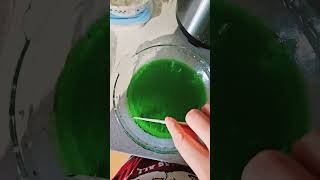 Cutting green flavor jello #jelly #jello #green #flavor #snack #satisfying #shorts