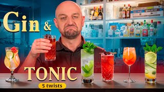 5 Unique Gin & Tonic Variations | Must-try Cocktail Recipes